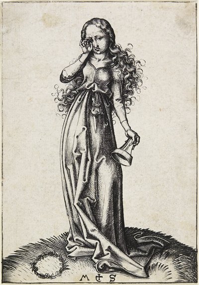 The Third Foolish Virgin, c.1480-1488 by Martin Schongauer